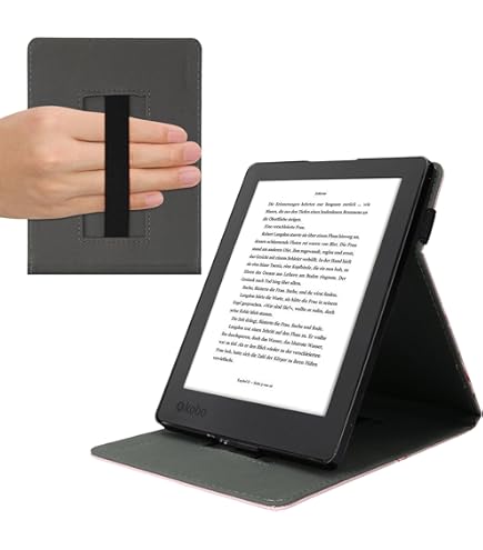 Kobo Aura H2O Edition 2 - Folio Leather Case Ultra Slim and